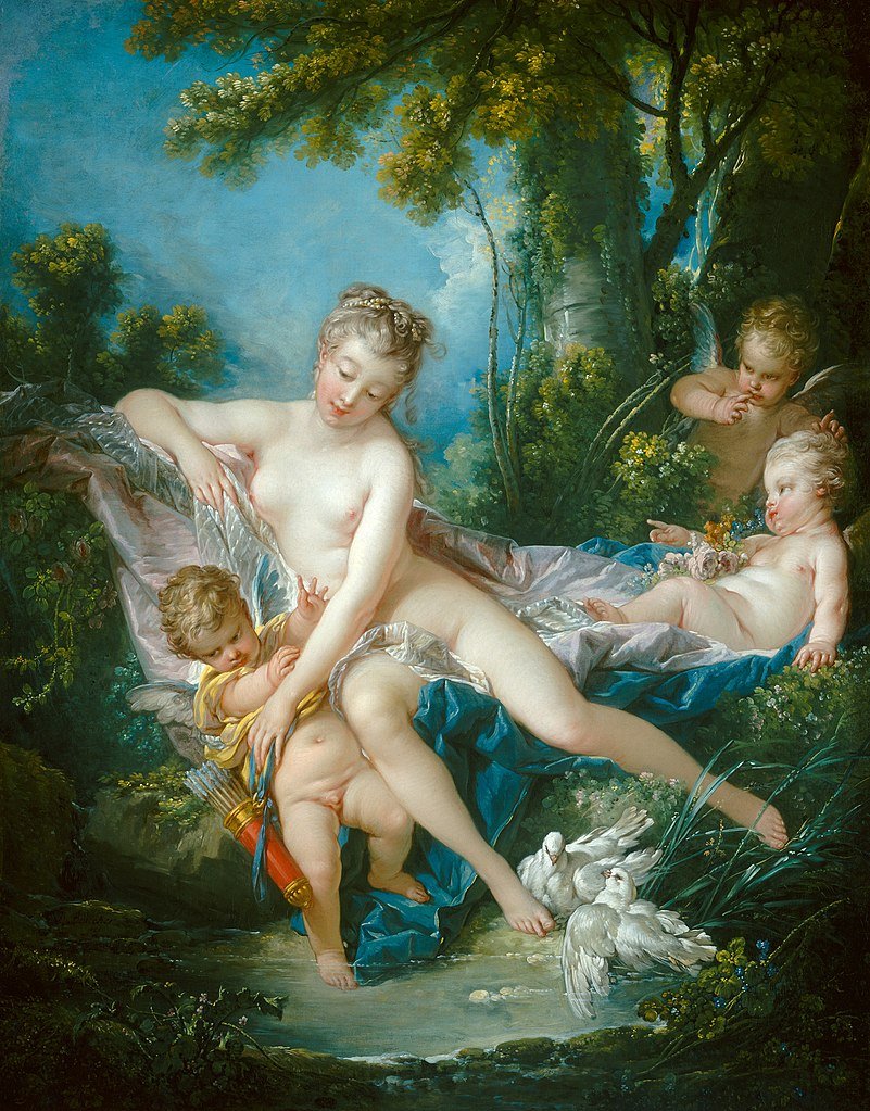 Venus consolando al Amor
