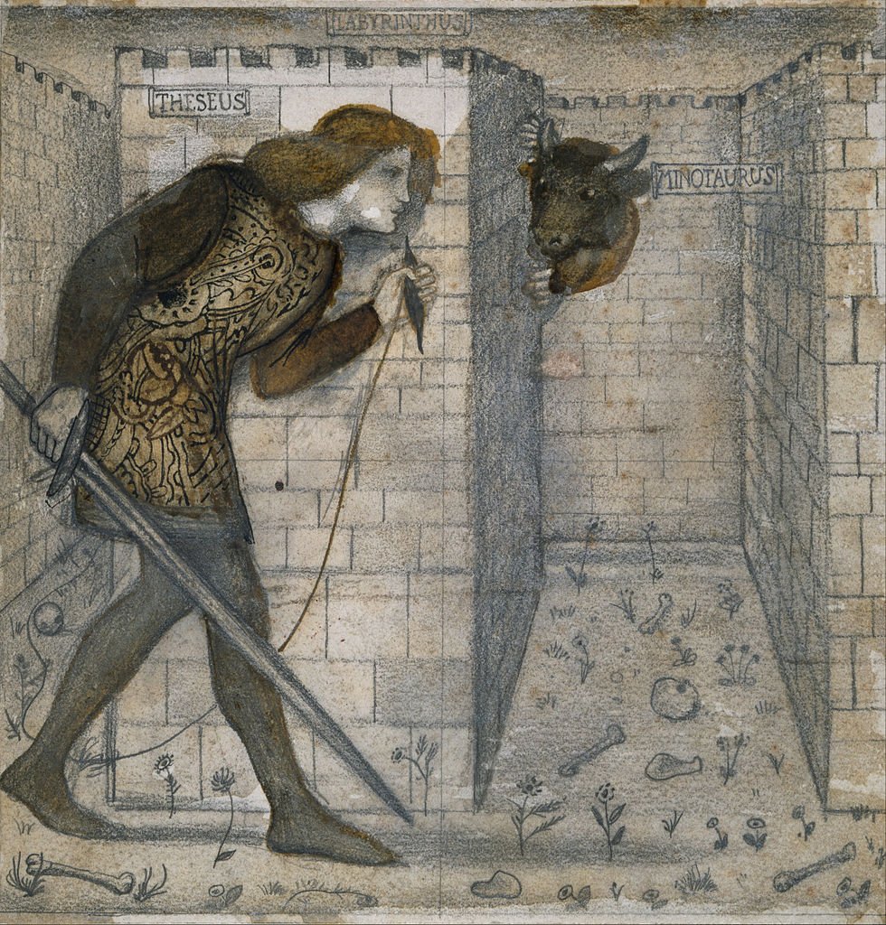 Teseo y el Minotauro