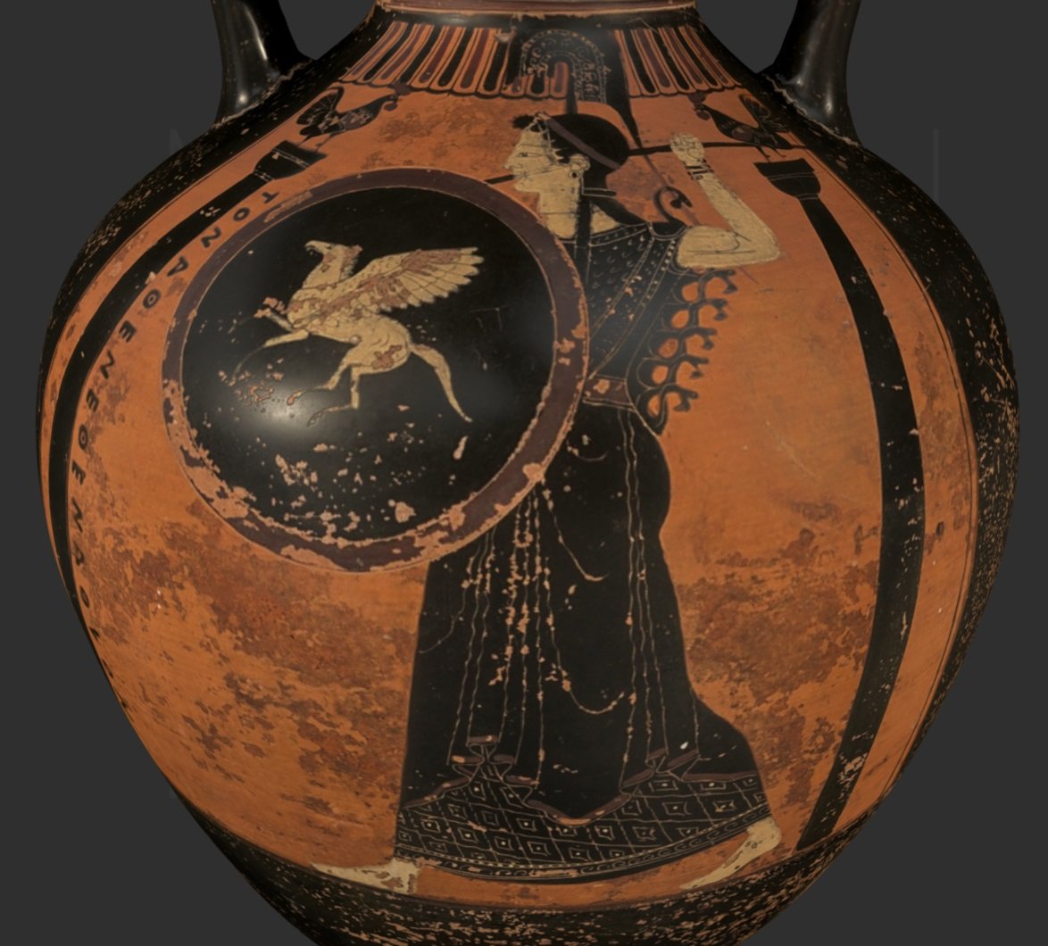 Ánfora - Atenea Prómaco