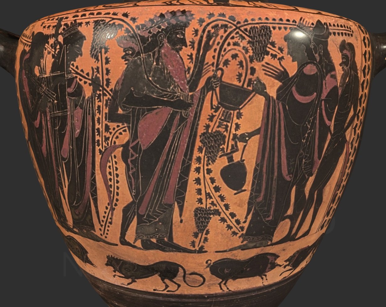 Hidria - Dioniso en el Olimpo