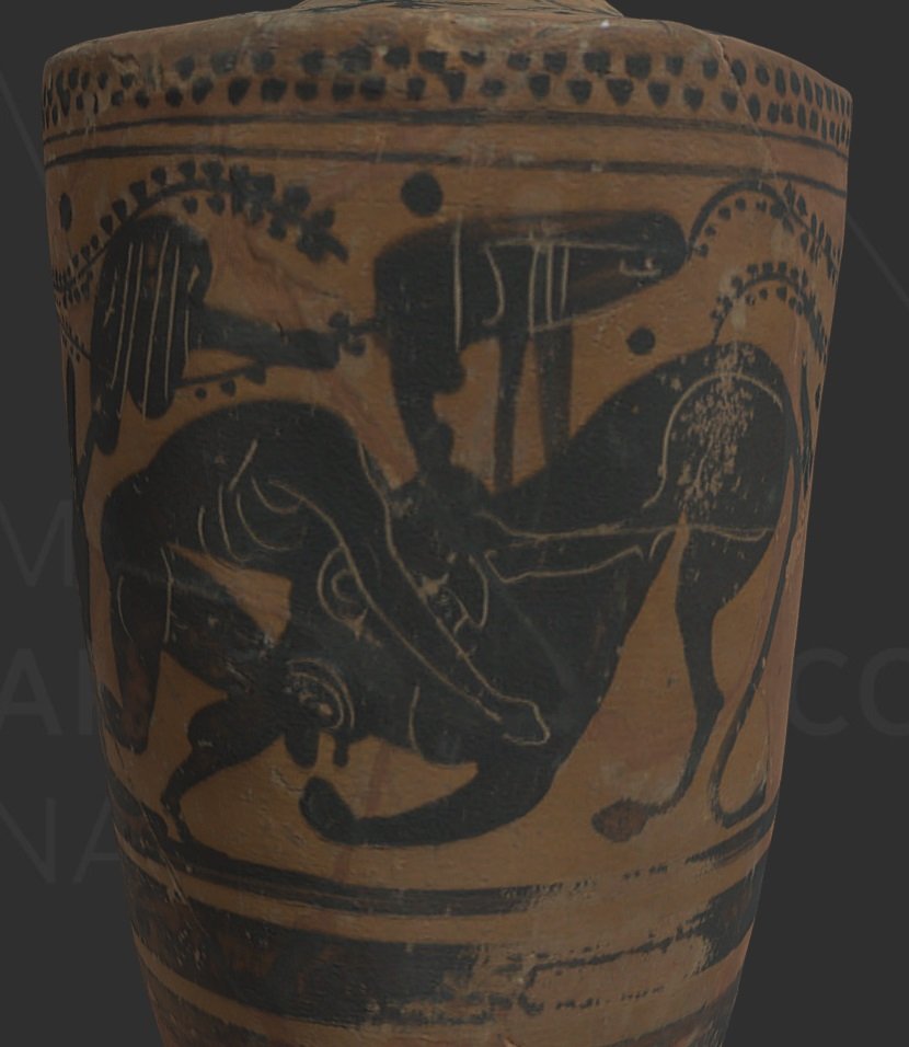 Lecito - Heracles y el león de Nemea