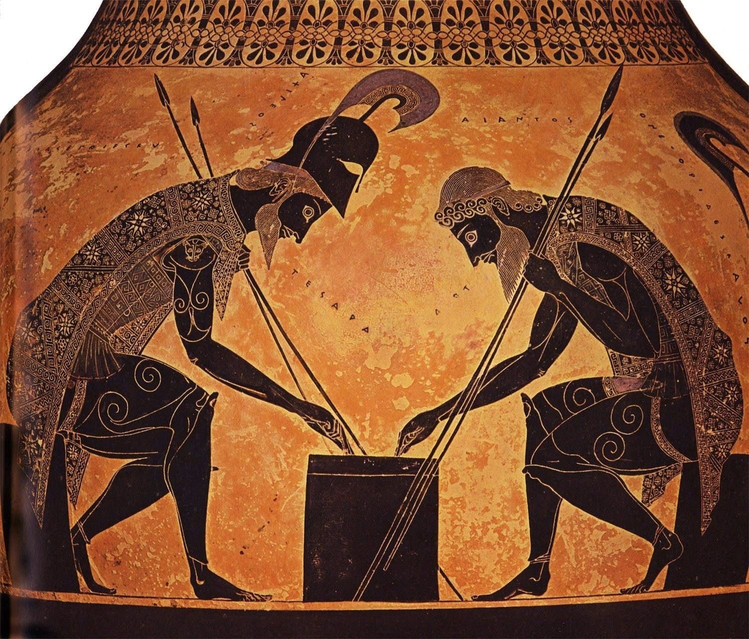 Ánfora - Aquiles y Áyax