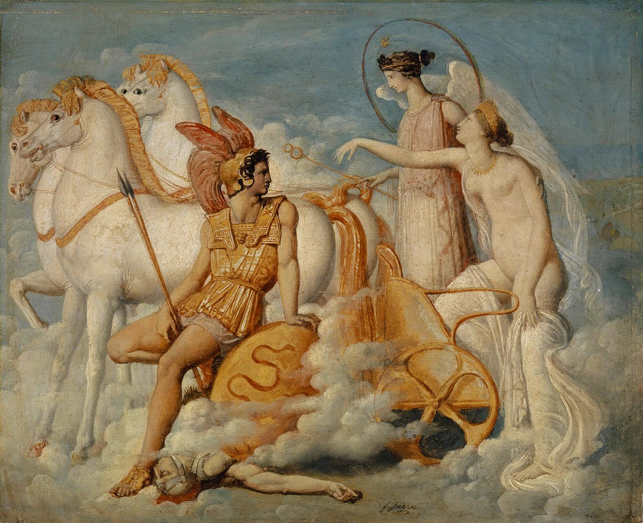 Venus herida por Diomedes