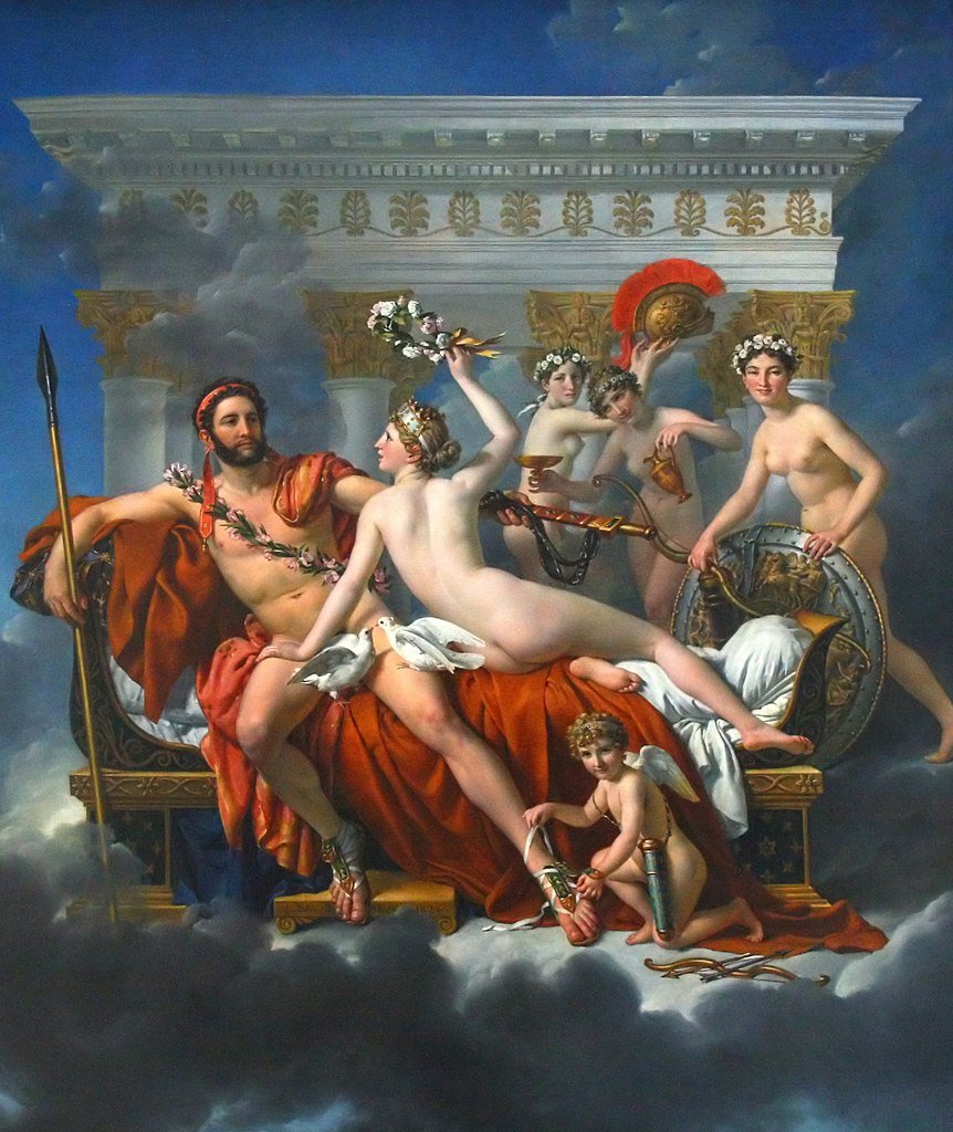 Marte desarmado por Venus