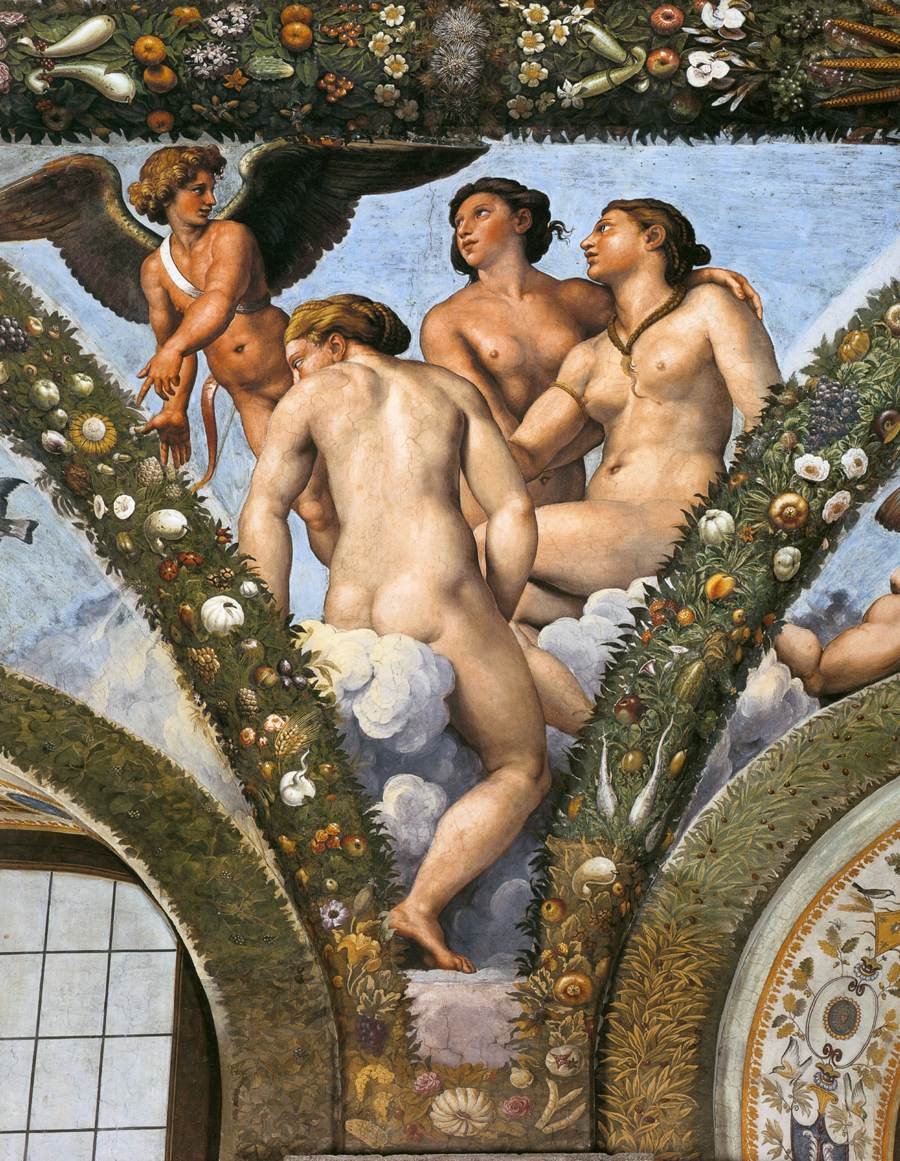 Cupido y las Tres Gracias