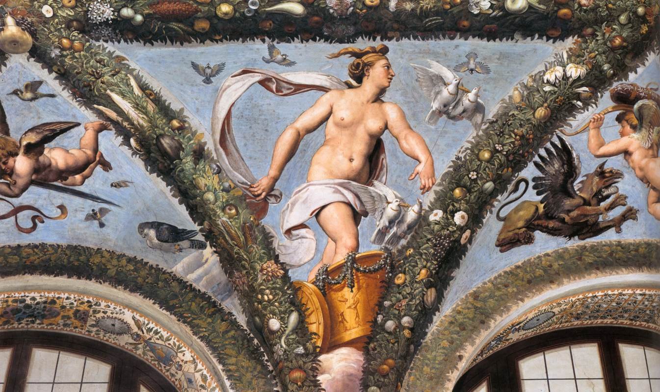 Venus en un carro tirado por palomas