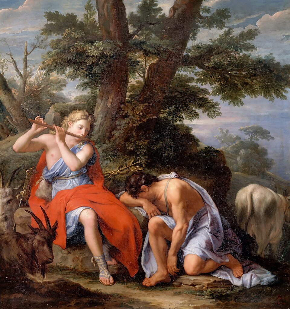 Mercurio y Argos