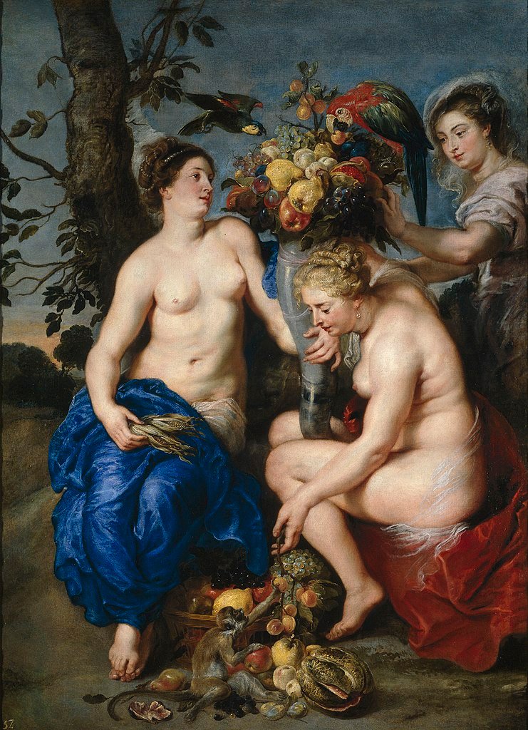 Ceres con dos Ninfas