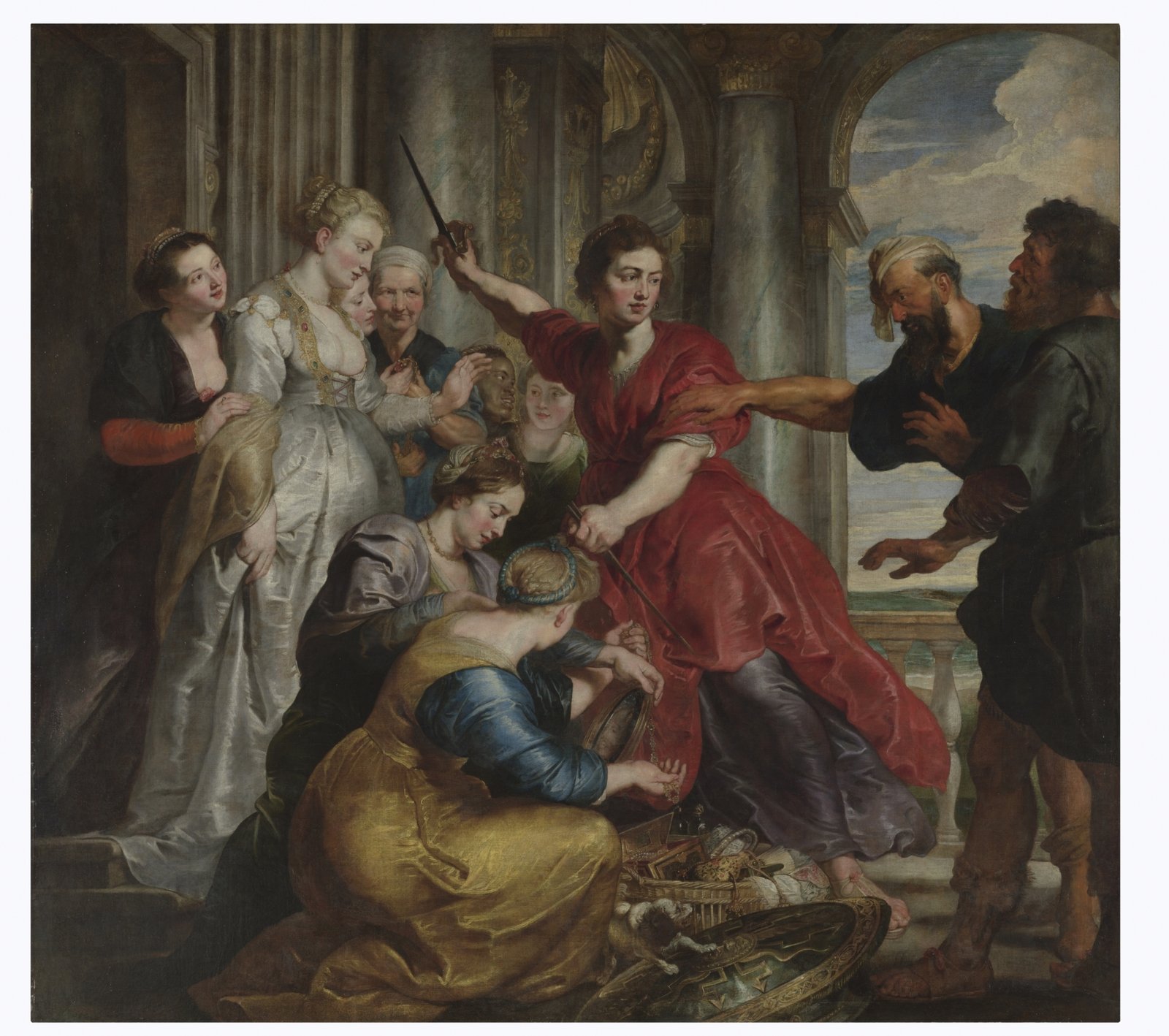 Aquiles descubierto por Ulises y Diomedes