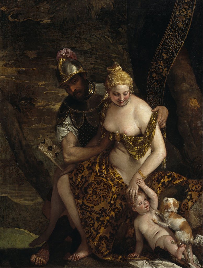 Marte, Venus y Cupido