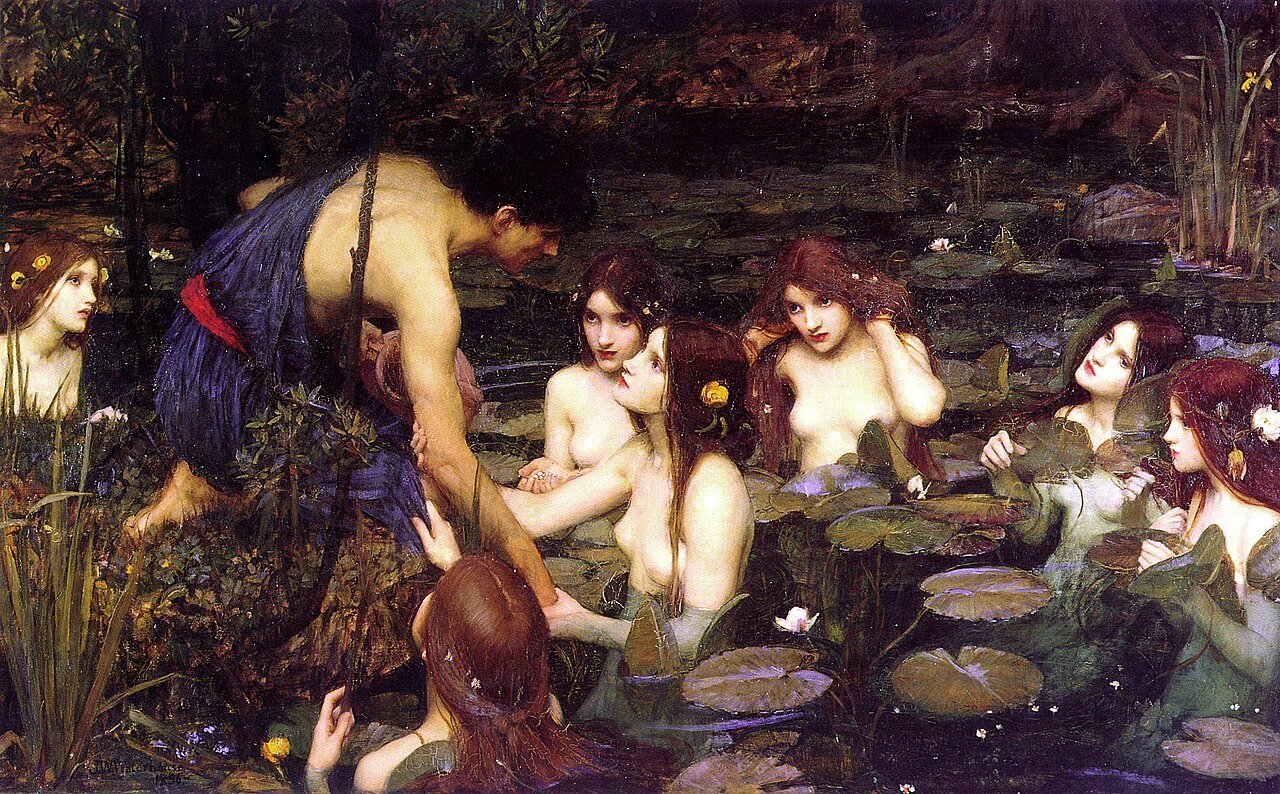 Hilas y las ninfas